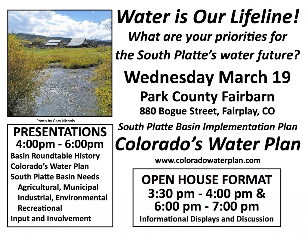 CO water plan flyer